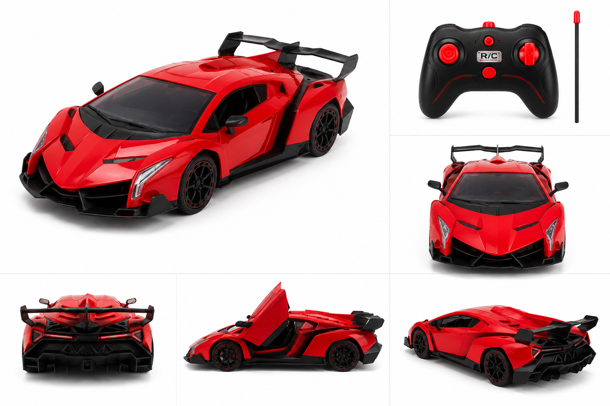 Red Blaze RC Sports Car