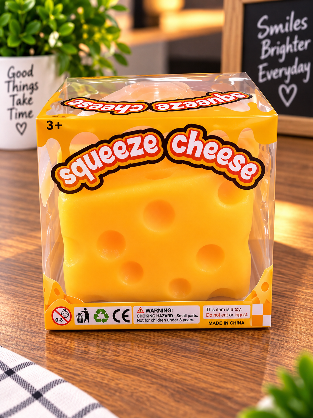 Squeeze cheese