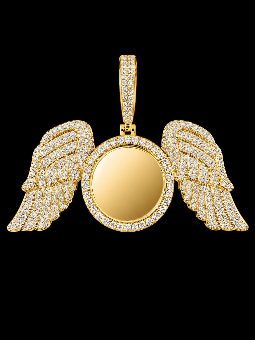 Angel Wings Custom Photo Pendant