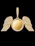 Angel Wings Custom Photo Pendant