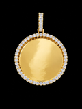Classic Solitaire Custom Photo Pendant